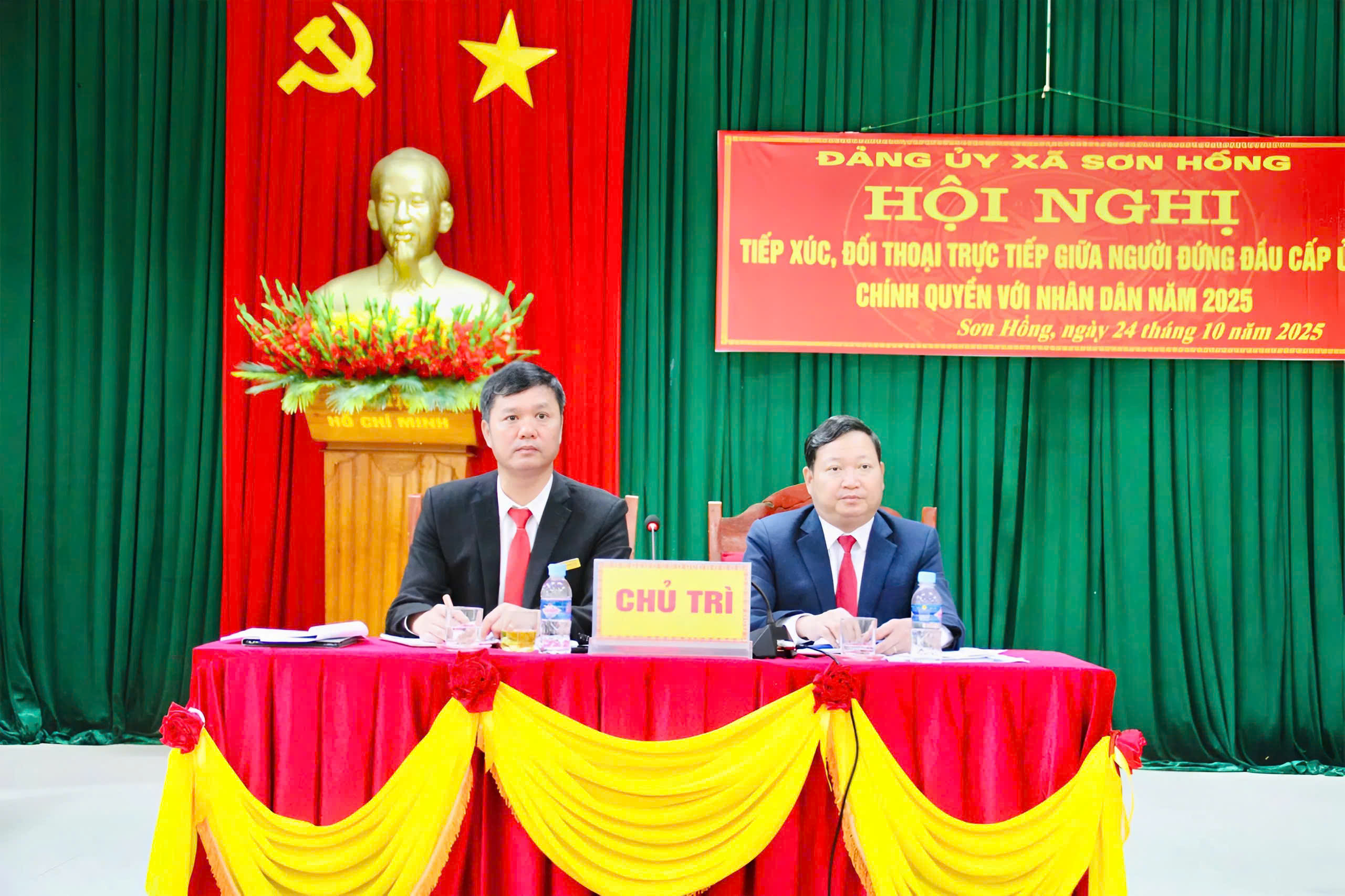 Sơn Hồng tiếp xúc, đối thoại trực tiếp giữa người đứng đầu cấp uỷ, chính quyền với Nhân dân năm 2025