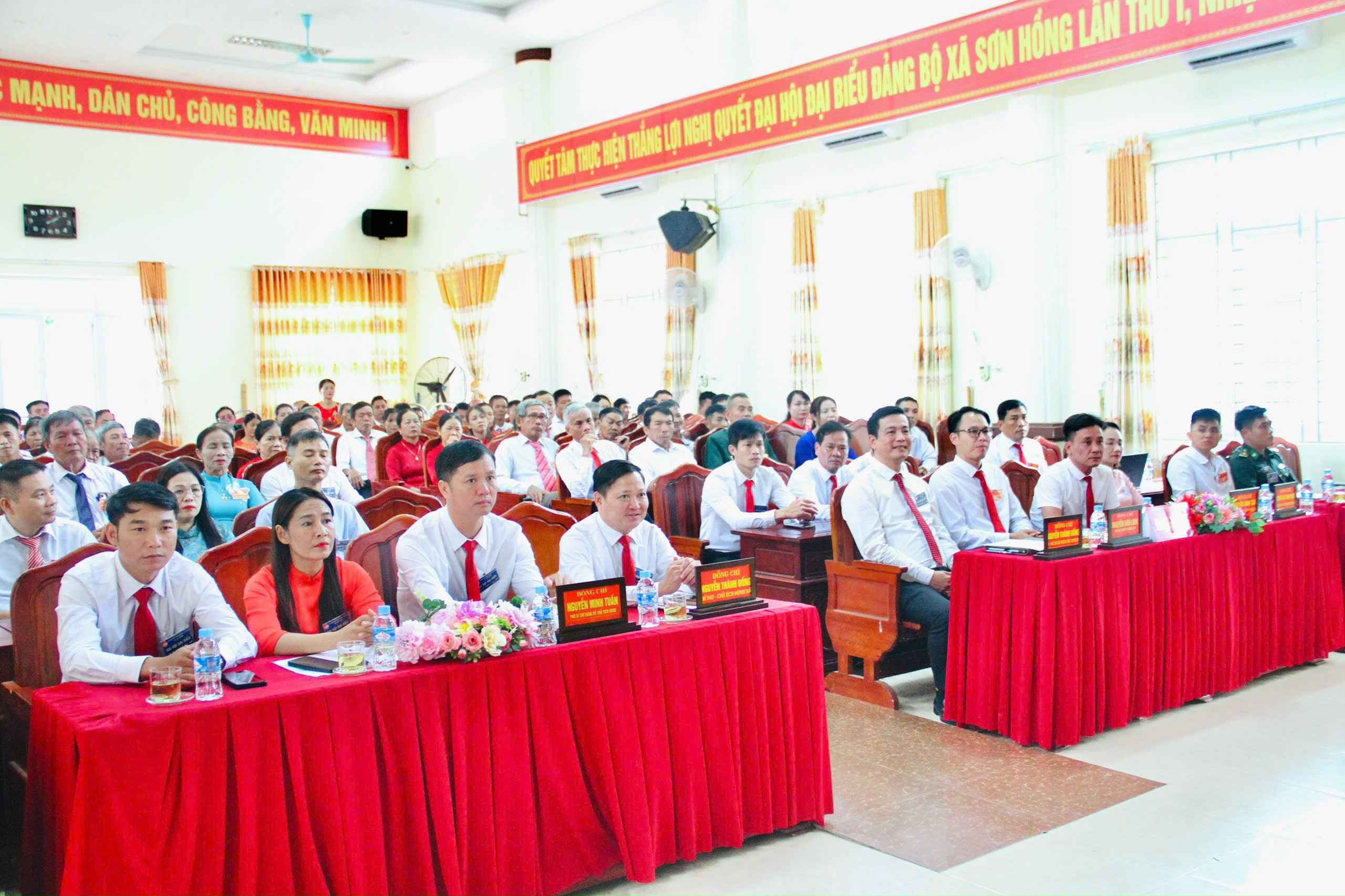 UBMTTQ Việt Nam xã Sơn Hồng long trọng tổ chức Đại hội đại biểu lần thứ I, nhiệm kỳ 2025 – 2030