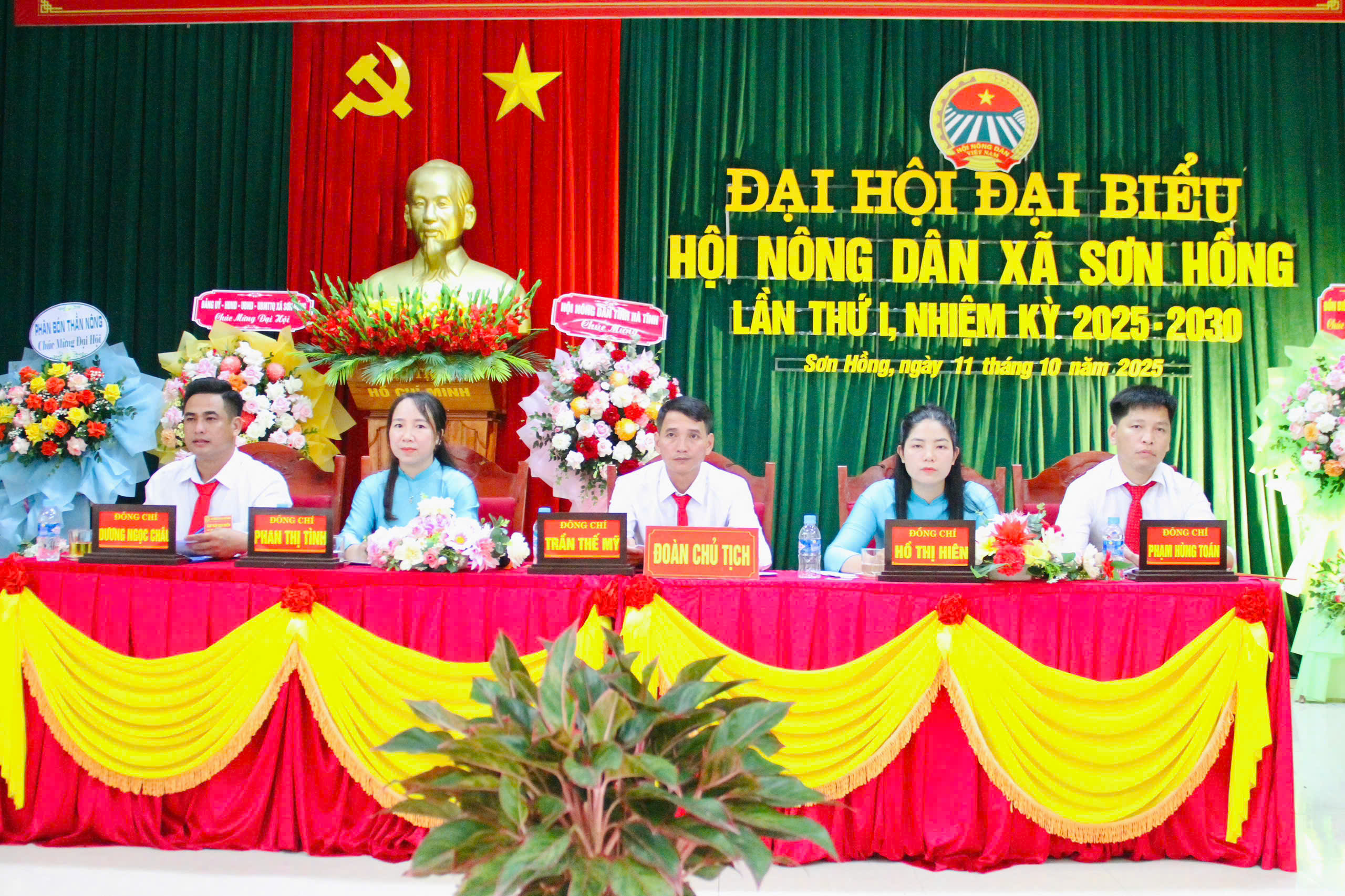 Đại hội đại biểu Hội Nông dân xã Sơn Hồng, nhiệm kỳ 2025 - 2030
