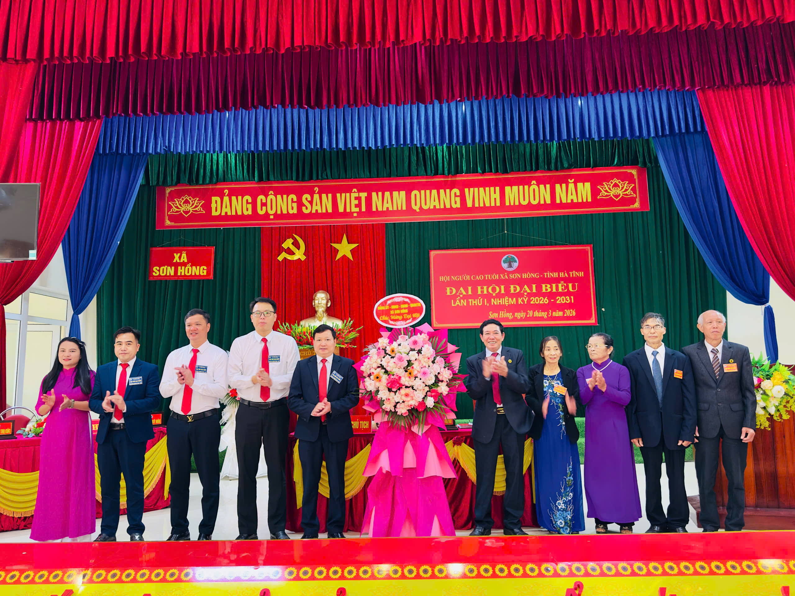 Hội Người cao tuổi xã Sơn Hồng tổ chức Đại hội đại biểu lần thứ I, nhiệm kỳ 2026–2031