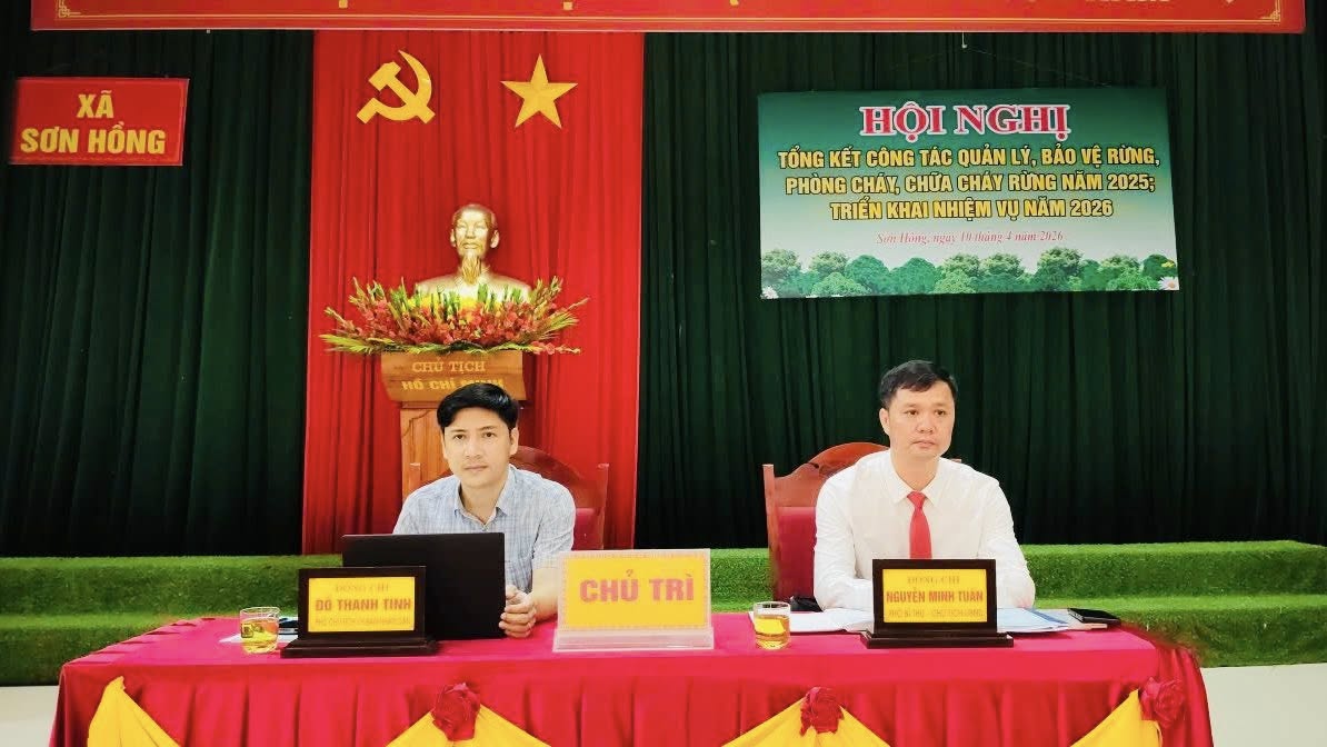 Xã Sơn Hồng tăng cường công tác bảo vệ rừng, phòng cháy, chữa cháy rừng