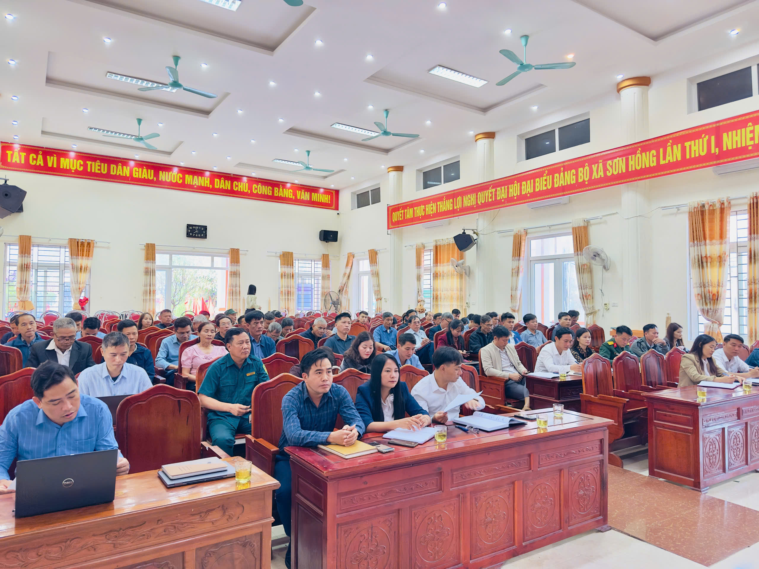 Xã Sơn Hồng tập trung thực hiện tốt nhiệm vụ trước trong và sau Tết nguyên đán Bính Ngọ 2026