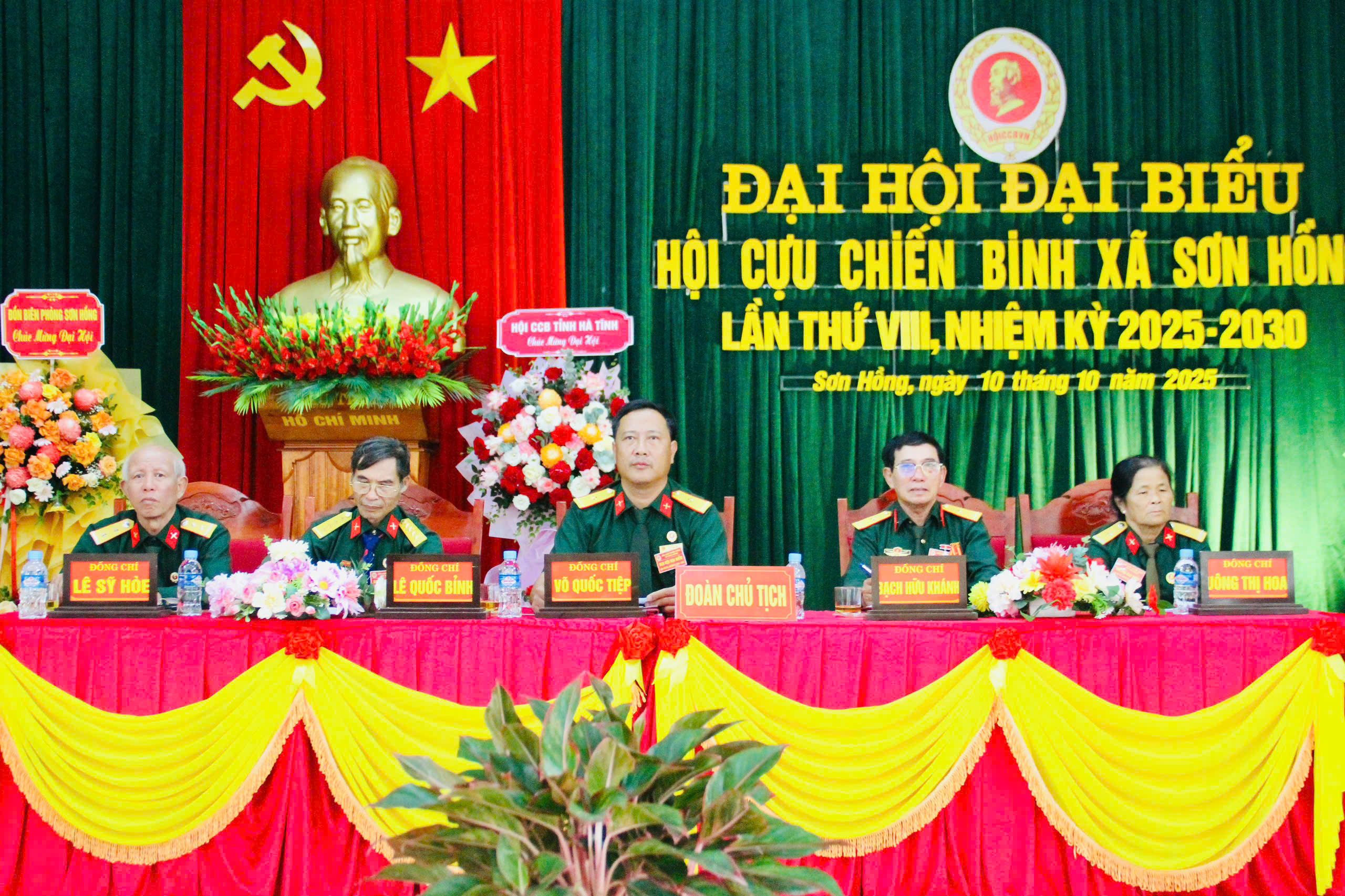 Đại hội đại biểu Hội Cựu chiến binh xã Sơn Hồng, nhiệm kỳ 2025 - 2030