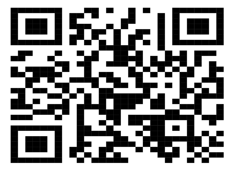 A qr code on a white background

Description automatically generated