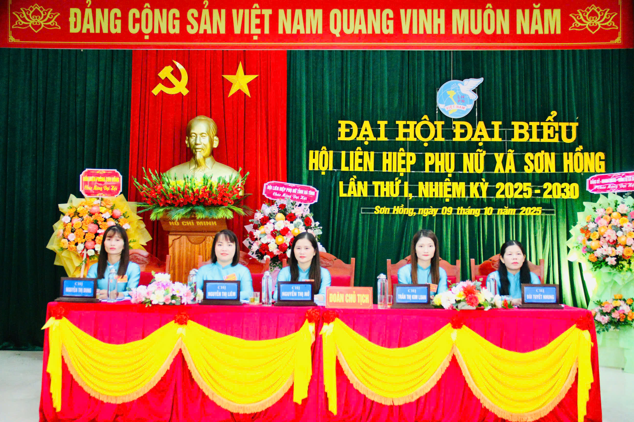 Hội liên hiệp phụ nữ xã Sơn Hồng quyết tâm thực hiện hiệu quả nghị quyết nhiệm kỳ 2025 - 2030 và xây dựng tổ chức Hội vững mạnh