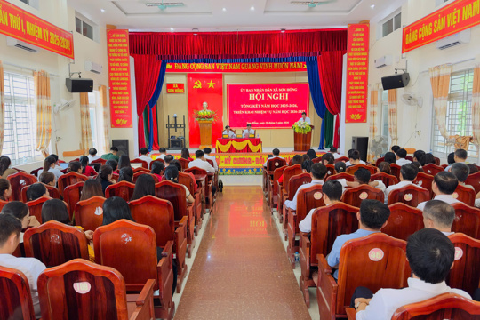 Xã Sơn Hồng đánh giá kết quả năm học 2025 - 2026, triển khai nhiệm vụ năm học 2026 - 2027 