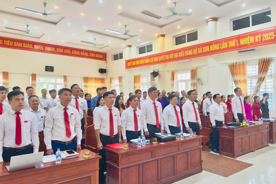 Kỳ họp thứ 2 HĐND xã Sơn Hồng khóa XVII, nhiệm kỳ 2026 – 2031