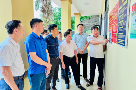 Xã Sơn Hồng triển khai mã QR tiếp nhận ý kiến góp ý xây dựng Đảng, chính quyền và Mặt trận Tổ quốc Việt Nam xã 