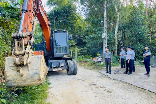 Sơn Hồng khởi công xây dựng, nâng cấp đường giao thông, tạo động lực phát triển kinh tế - xã hội