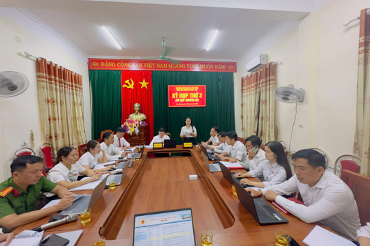 Kỳ họp thứ 3 (kỳ họp chuyên đề) HĐND xã Sơn Hồng khóa XVII