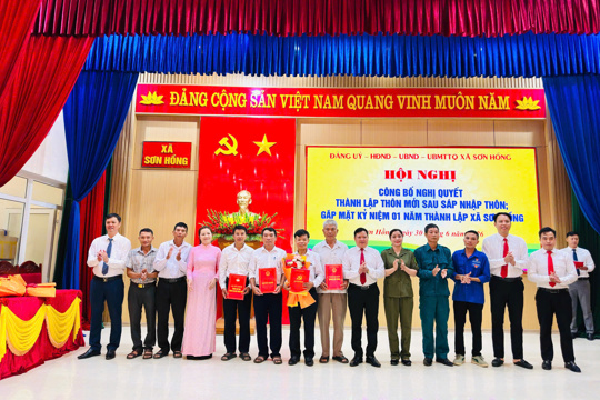 Xã Sơn Hồng triển khai nhiệm vụ trọng tâm 6 tháng cuối năm 2026