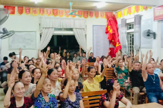 Đồng thuận từ việc sáp nhập và gọi tên thôn mới ở xã Sơn Hồng