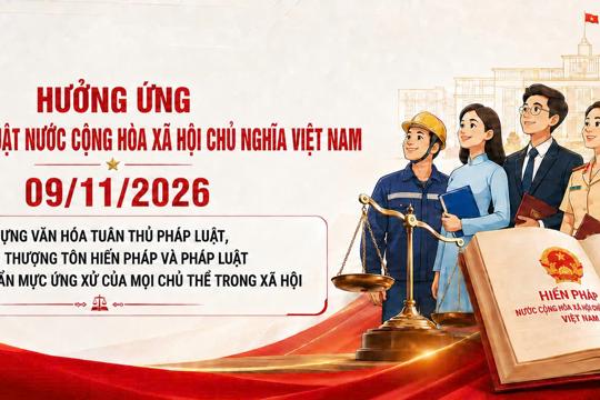 Xã Sơn Hồng hưởng ứng ngày pháp luật Việt Nam năm 2026