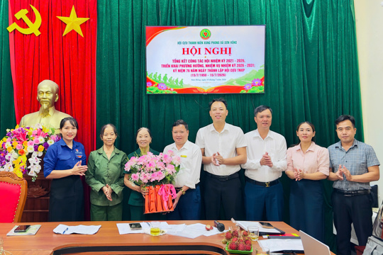 Hội Cựu Thanh niên xung phong xã Sơn Hồng tổng kết nhiệm kỳ 2021 – 2026 